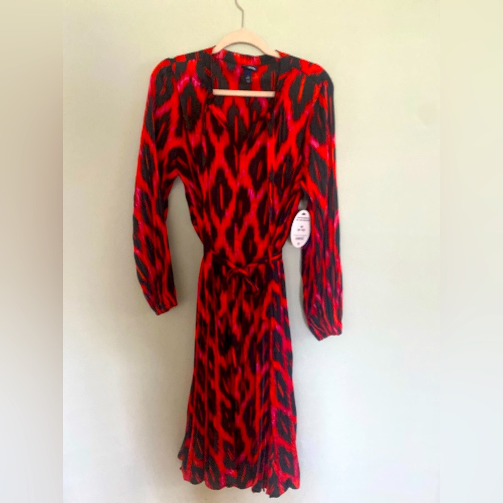 Bold Ikat Midi Dress